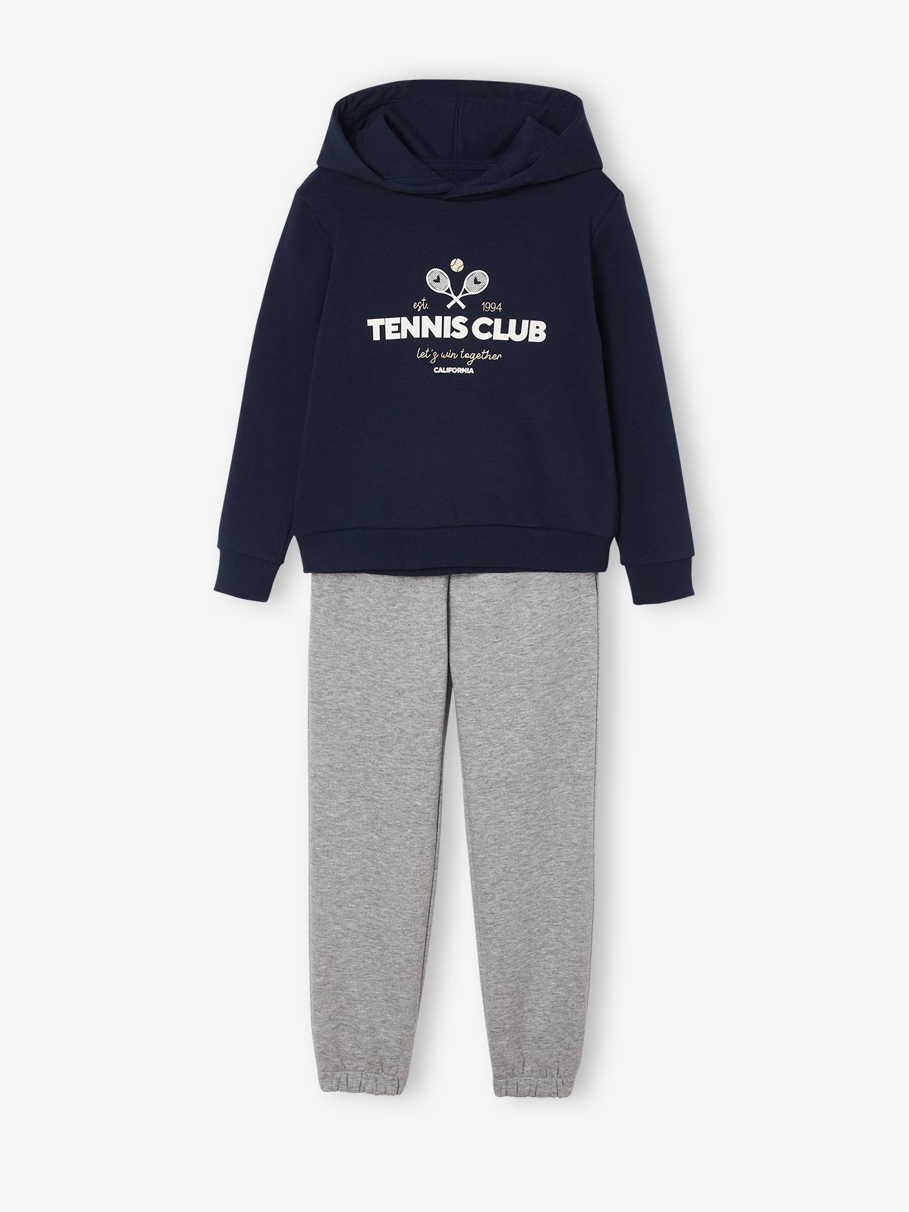 Hooded Sweatshirt & Joggers Sportswear Set