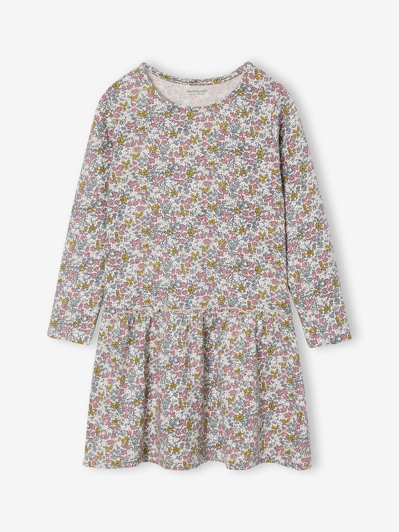 Long Sleeve Printed Dress