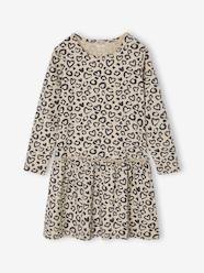 Girls-Long Sleeve Printed Dress for Girls