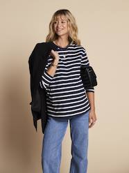 Customisable Striped Top for Maternity & Nursing, ENVIE DE FRAISE