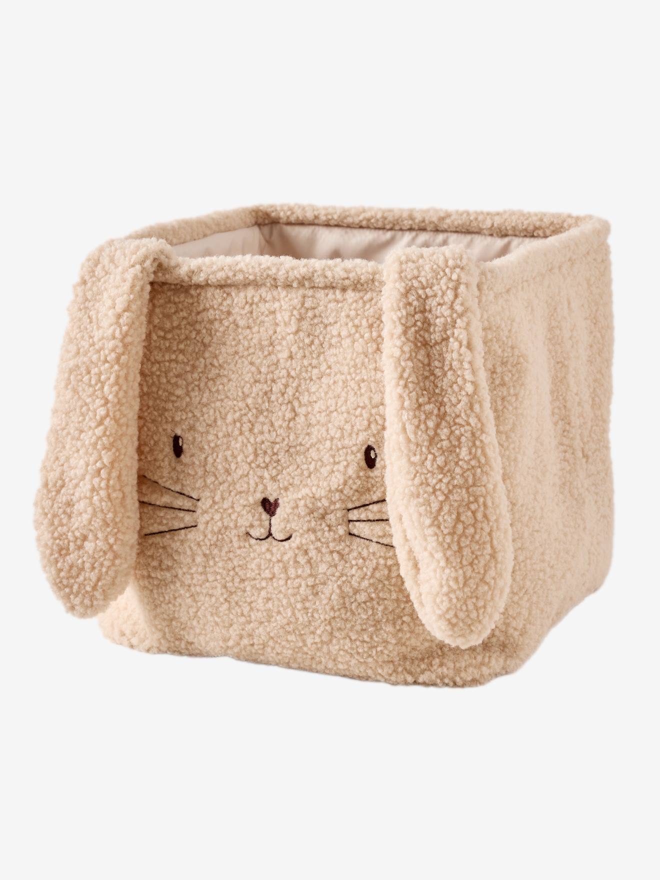 Foldable rabbit storage tub sandy