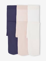 Pack of 3 Pairs of Polyamide Tights for Girls