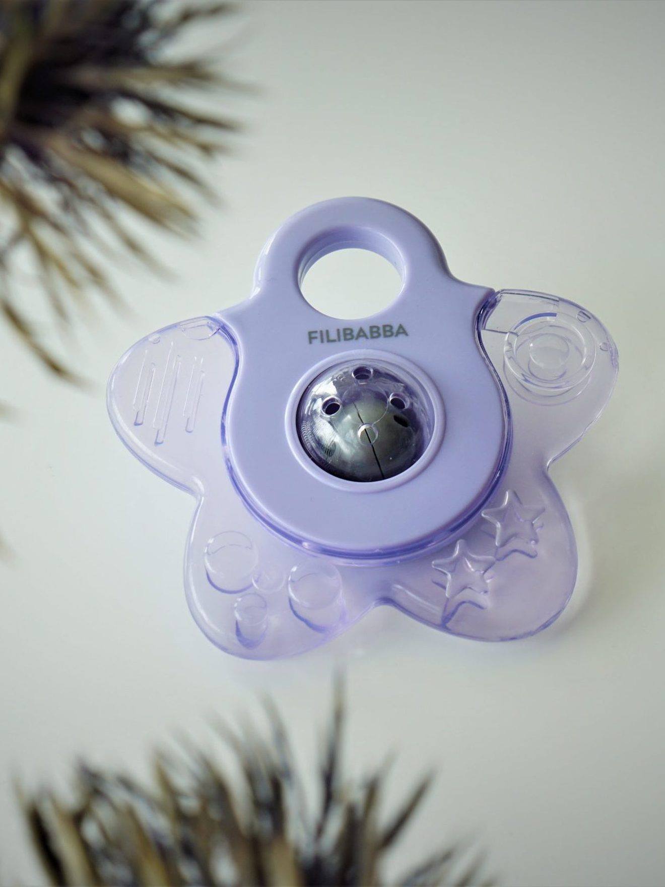 FILIBABBA star cooling teething rings rose