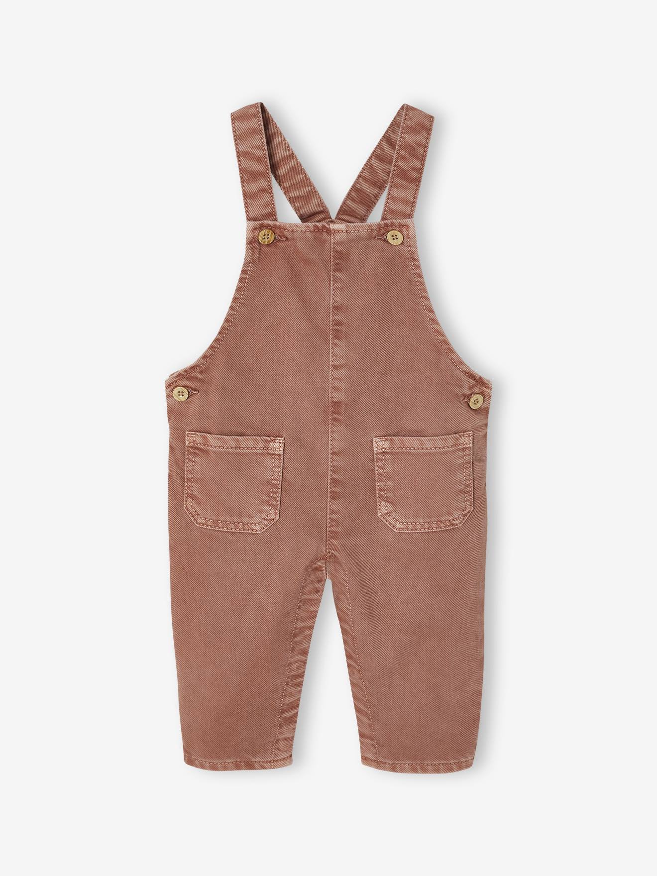 Dungarees in Pigment Dye Twill