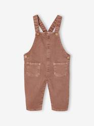 -Dungarees in Pigment Dye Twill for Babies