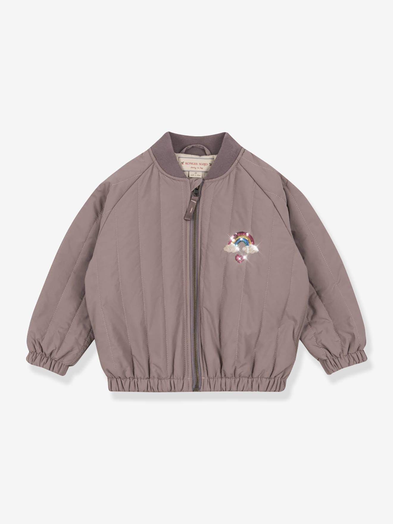 Juno KONGES SLOJD sequin pattern quilted jacket lilac
