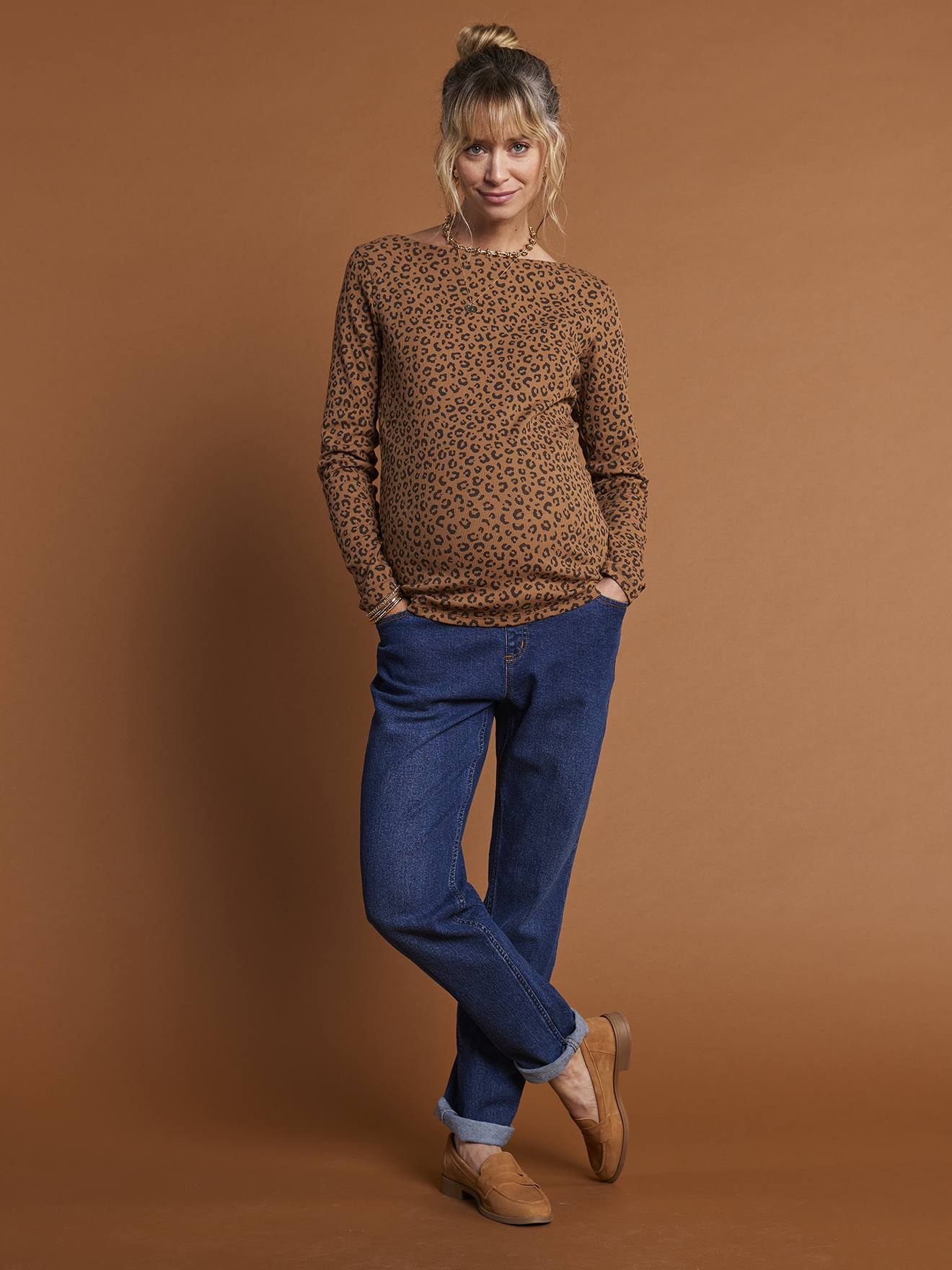 Straight Leg Jeans for Maternity