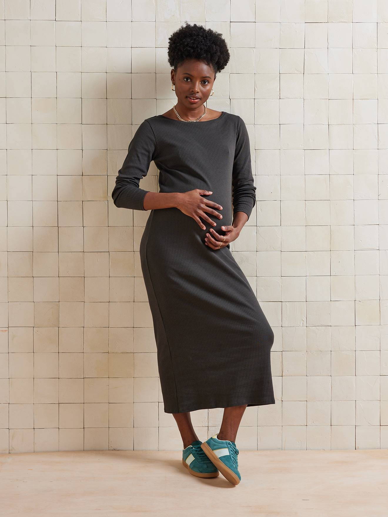 Ribbed Knit Dress