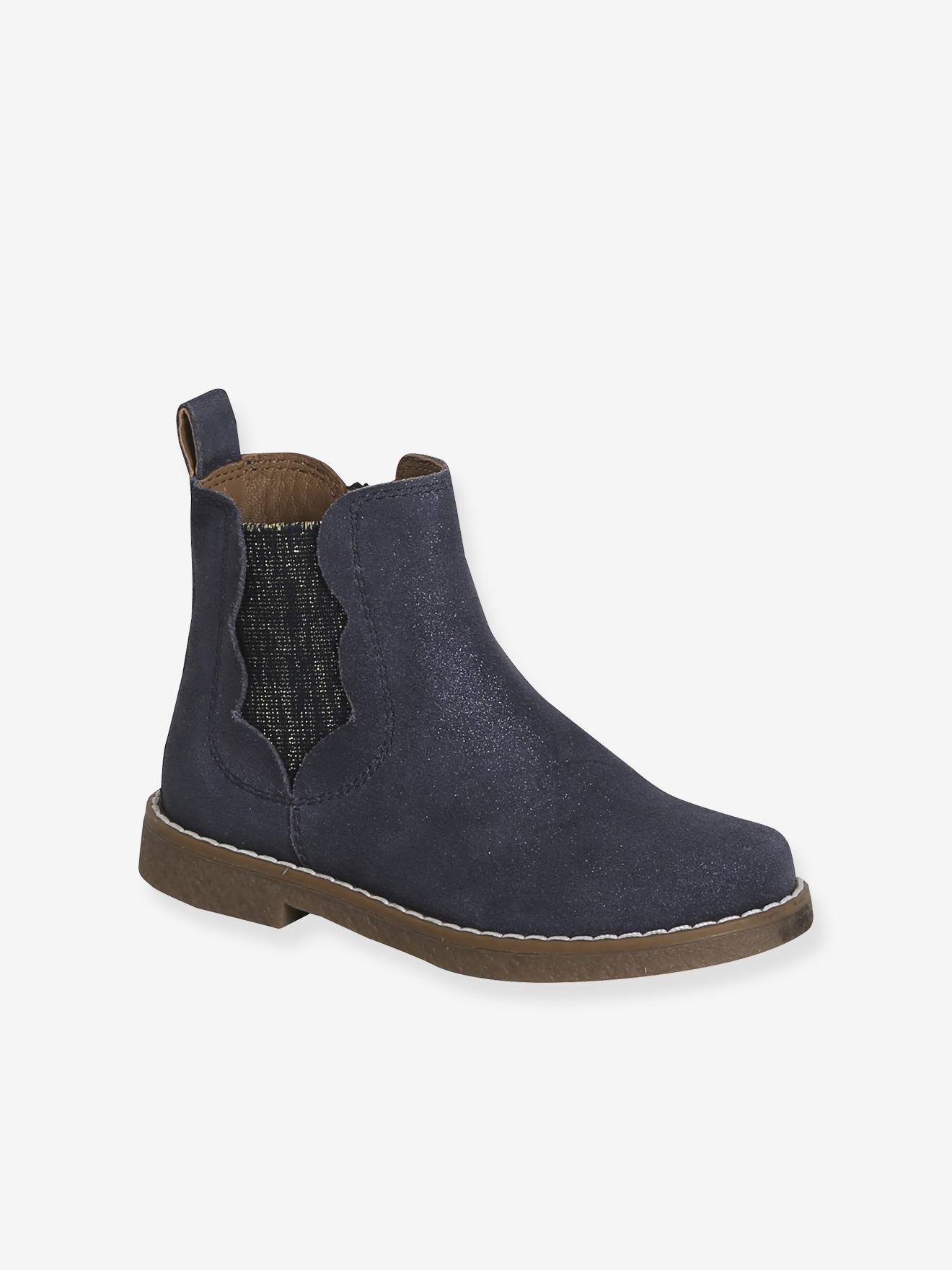 Leather Boots with Seams