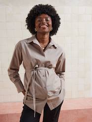 Cotton* maternity and nursing blouse