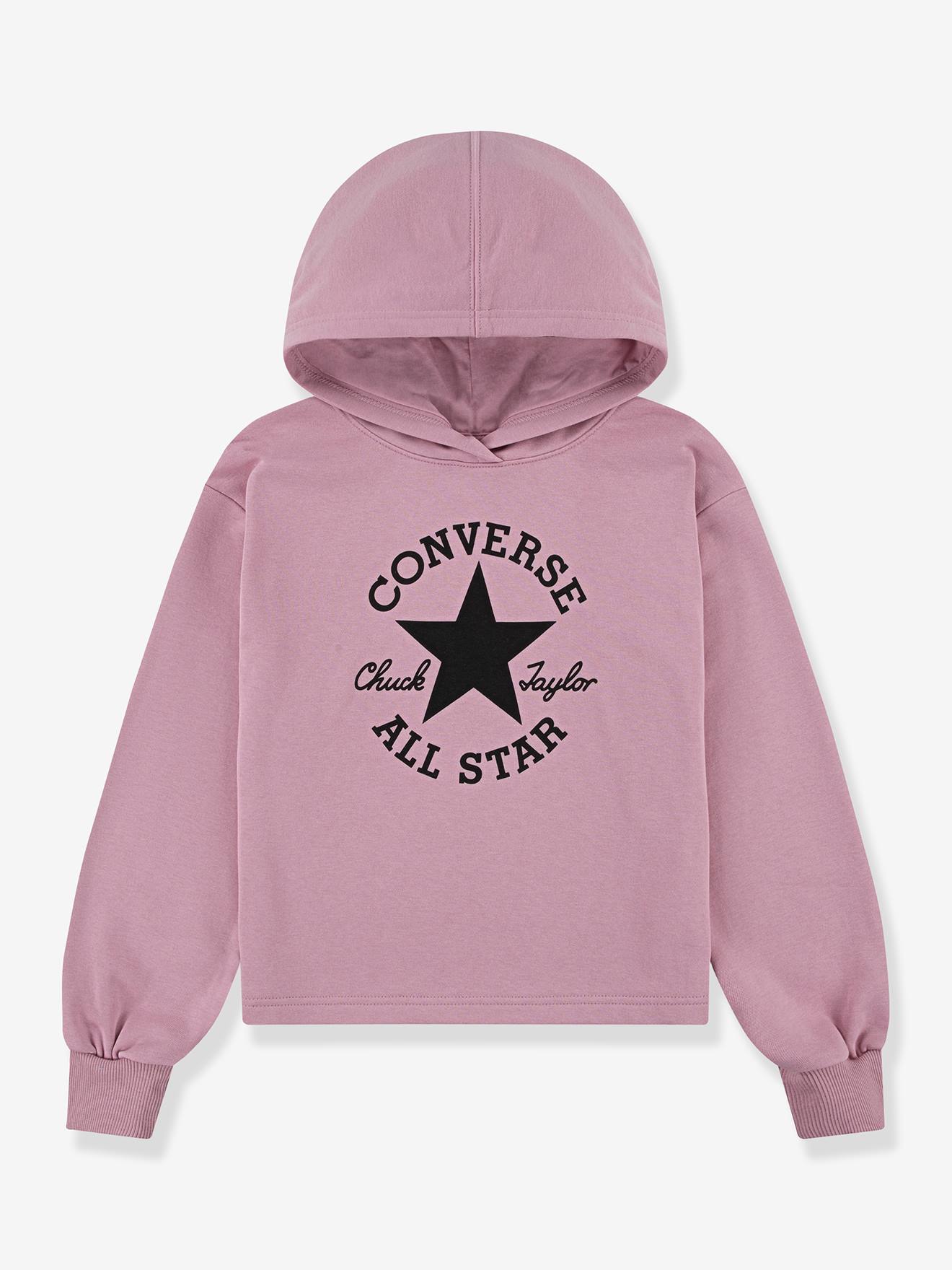 Hooded CONVERSE sweatshirt rose