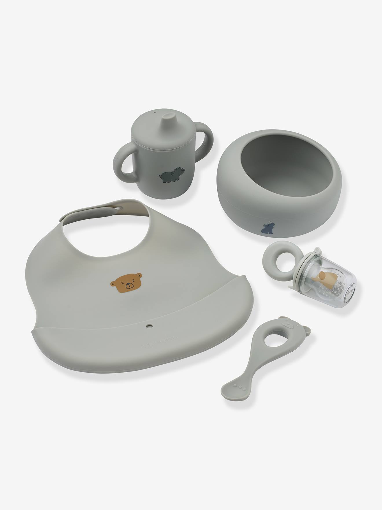 Mileah LIEWOOD silicone mealtime set sky