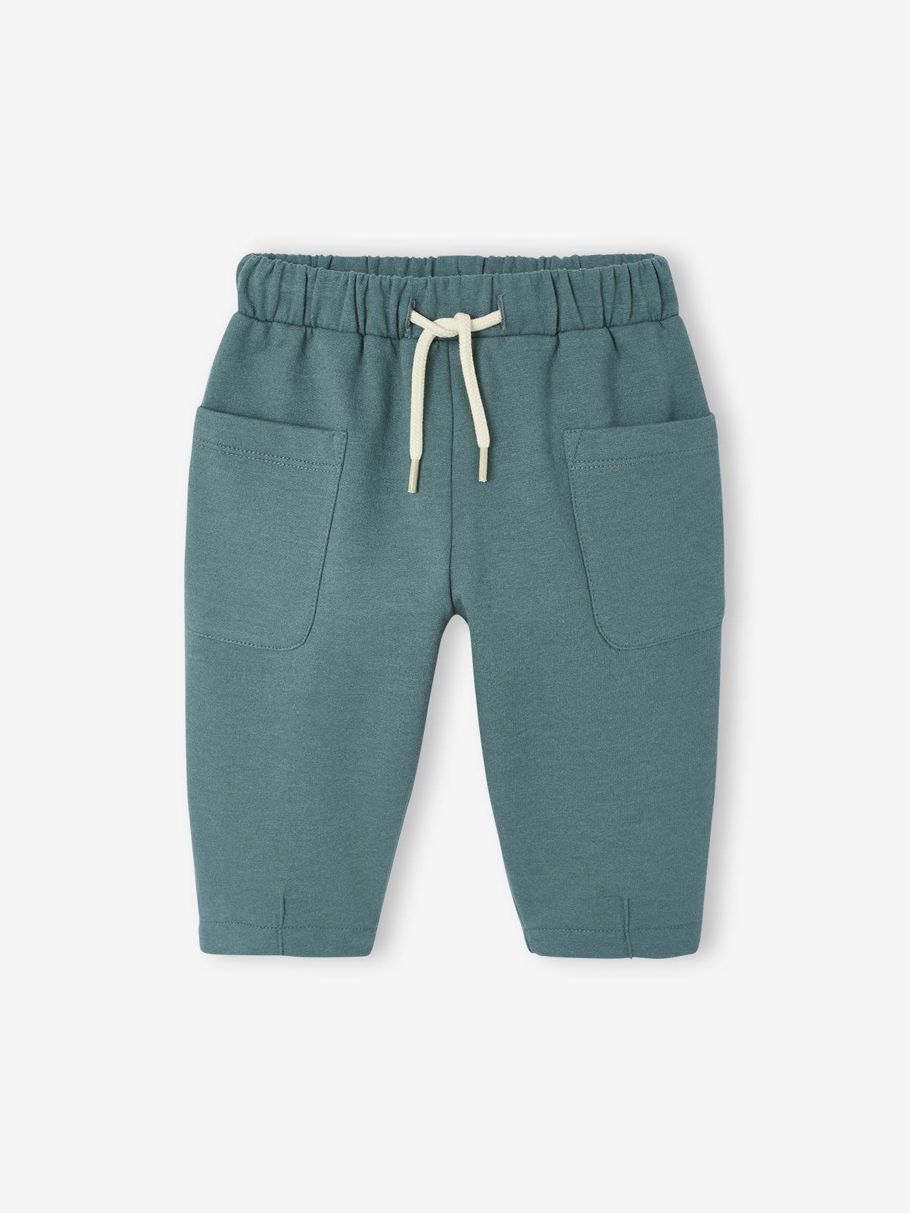 Wide-Leg Fleece Trousers