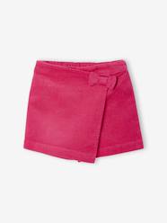 Girl's velvet skort