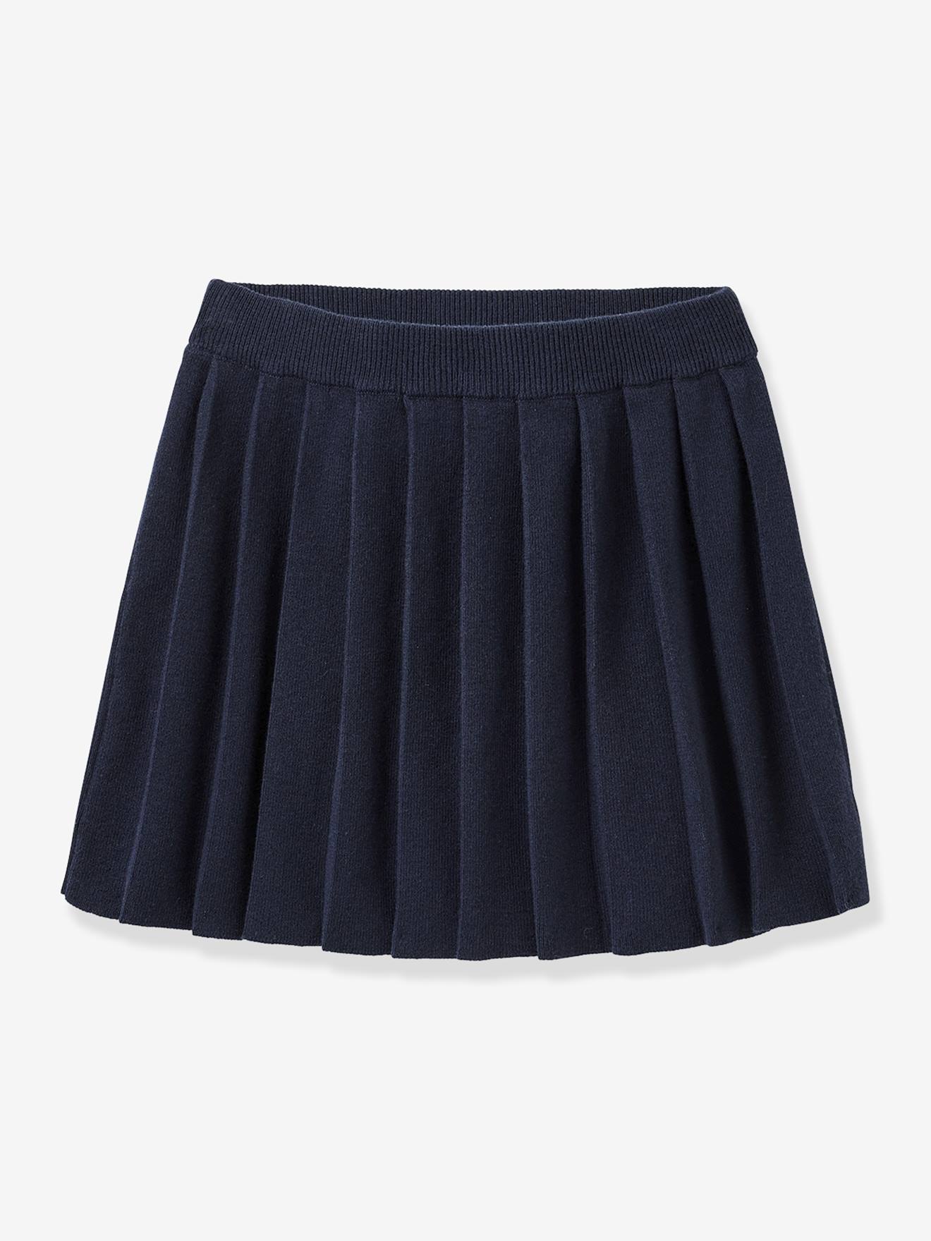 Girl's knitted pleated skirt CYRILLUS