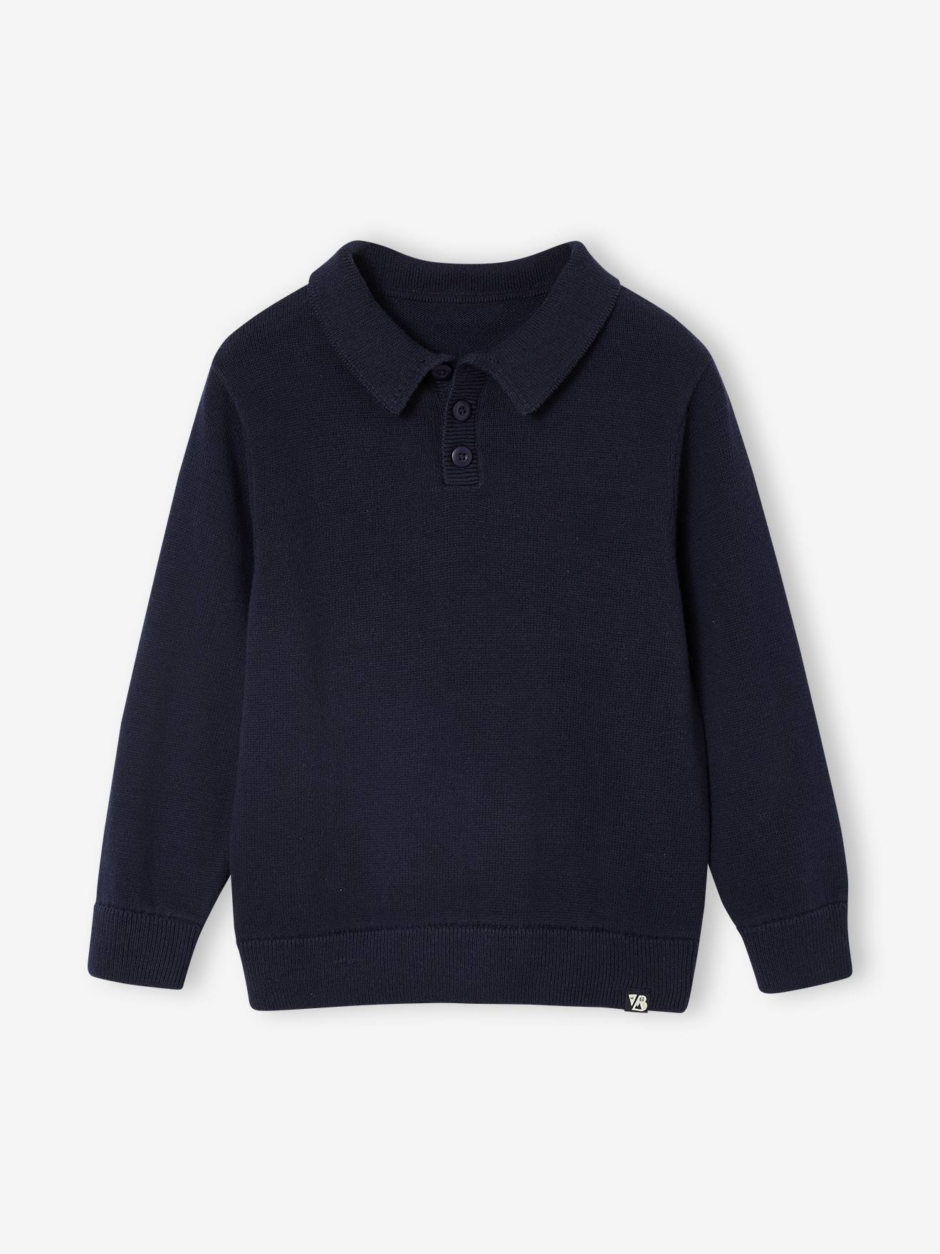 Plain Polo-Neck Jumper night