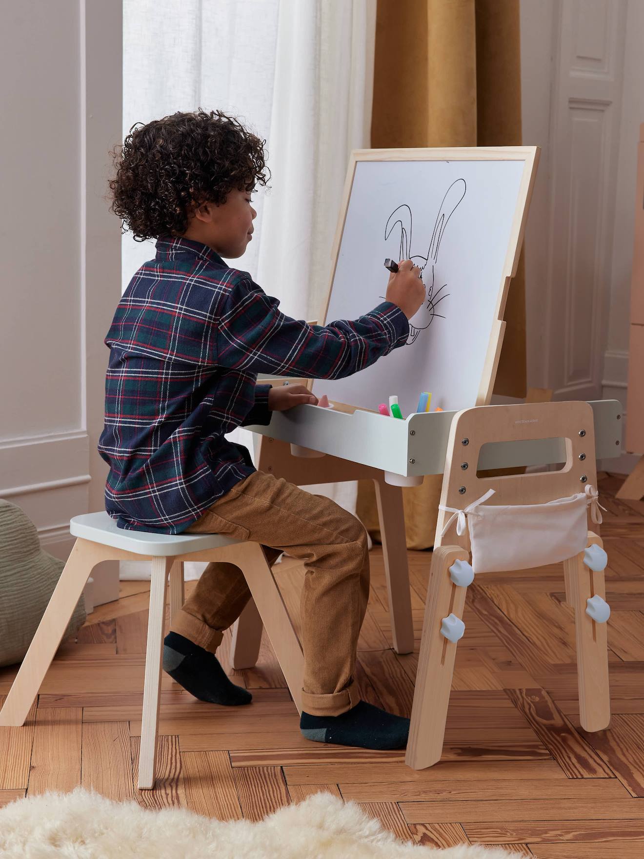 5-in-1 Activity Board in FSC Wood