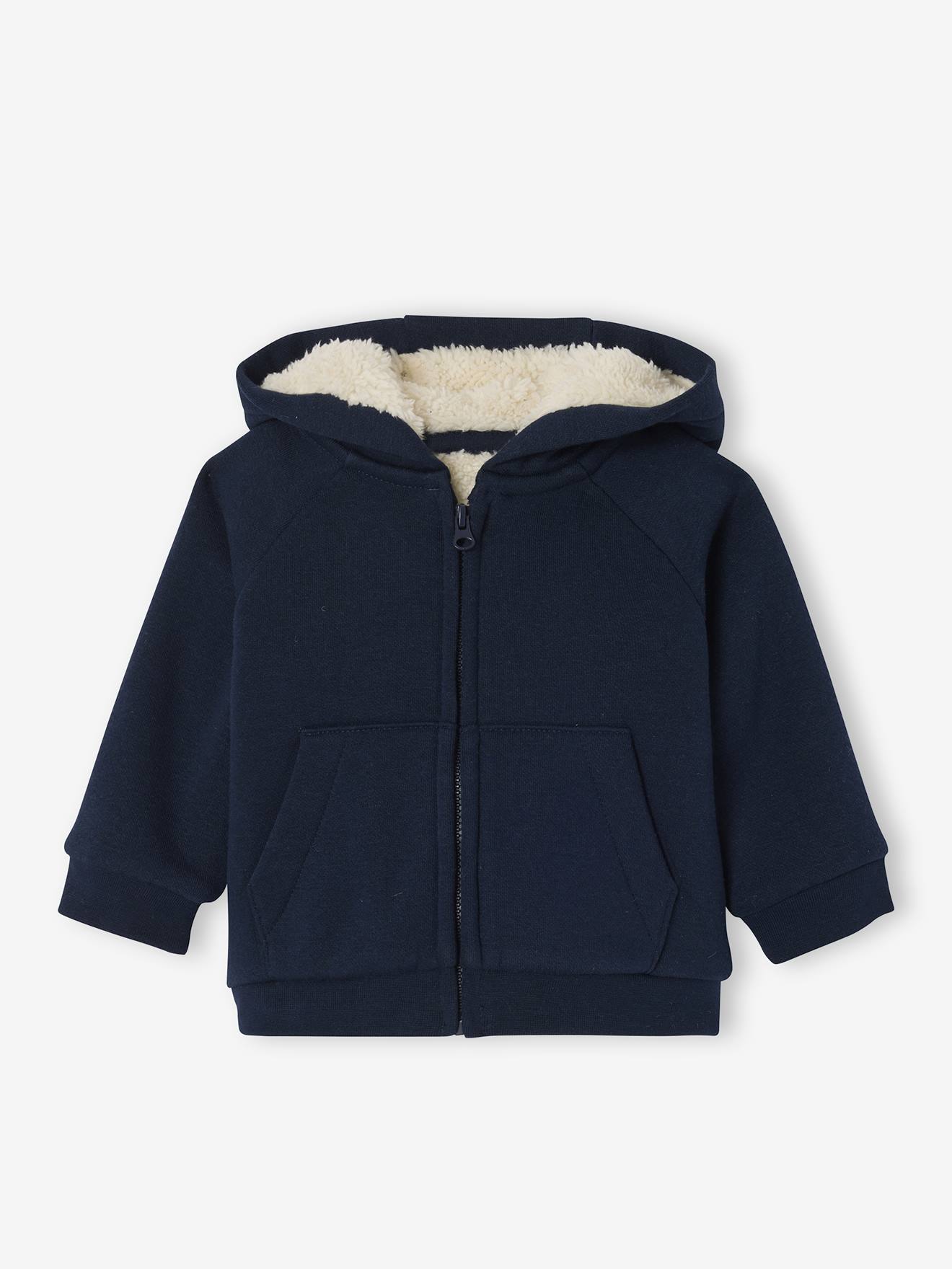 Zipped hooded cardigan