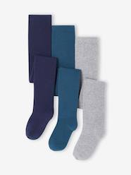 Pack of 3 Pairs of Tights for Girls