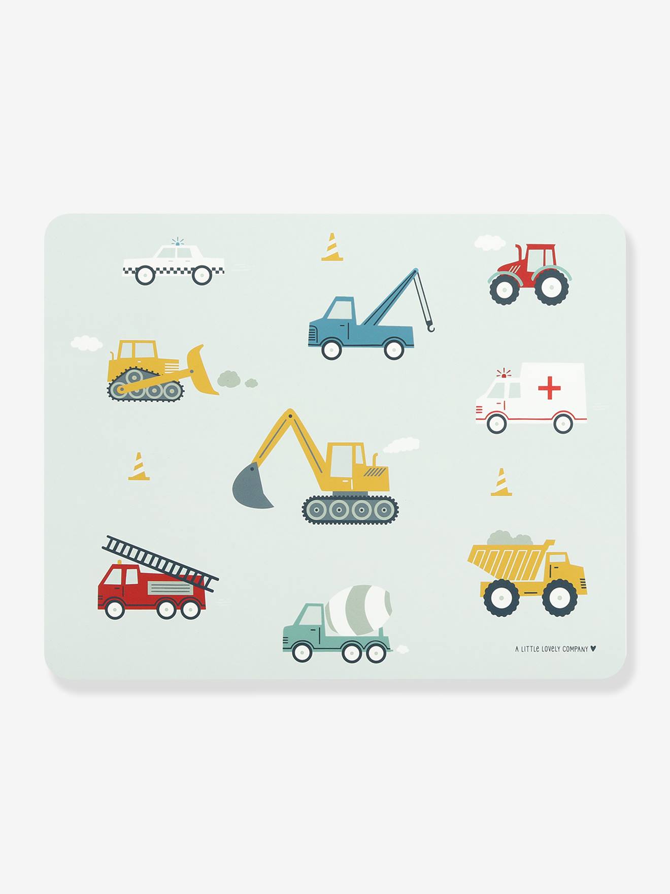 VEHICLES Table Mat Set for Boys