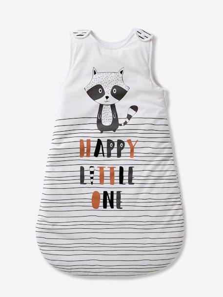 Striped Baby Sleep Bag Sleeveless Black Play Theme White