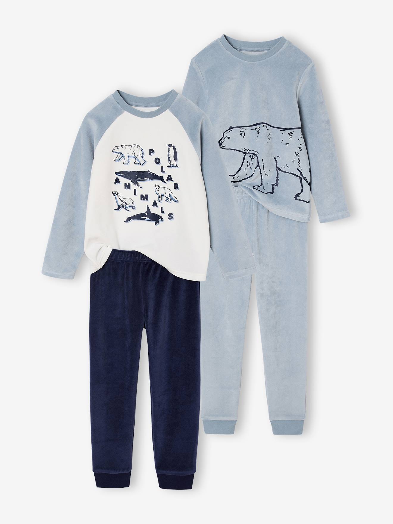 "Polar Animal" Velour Pyjamas