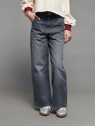 Girls-Jeans-Wide-Leg Carpenter Trousers for Girls, JONEN