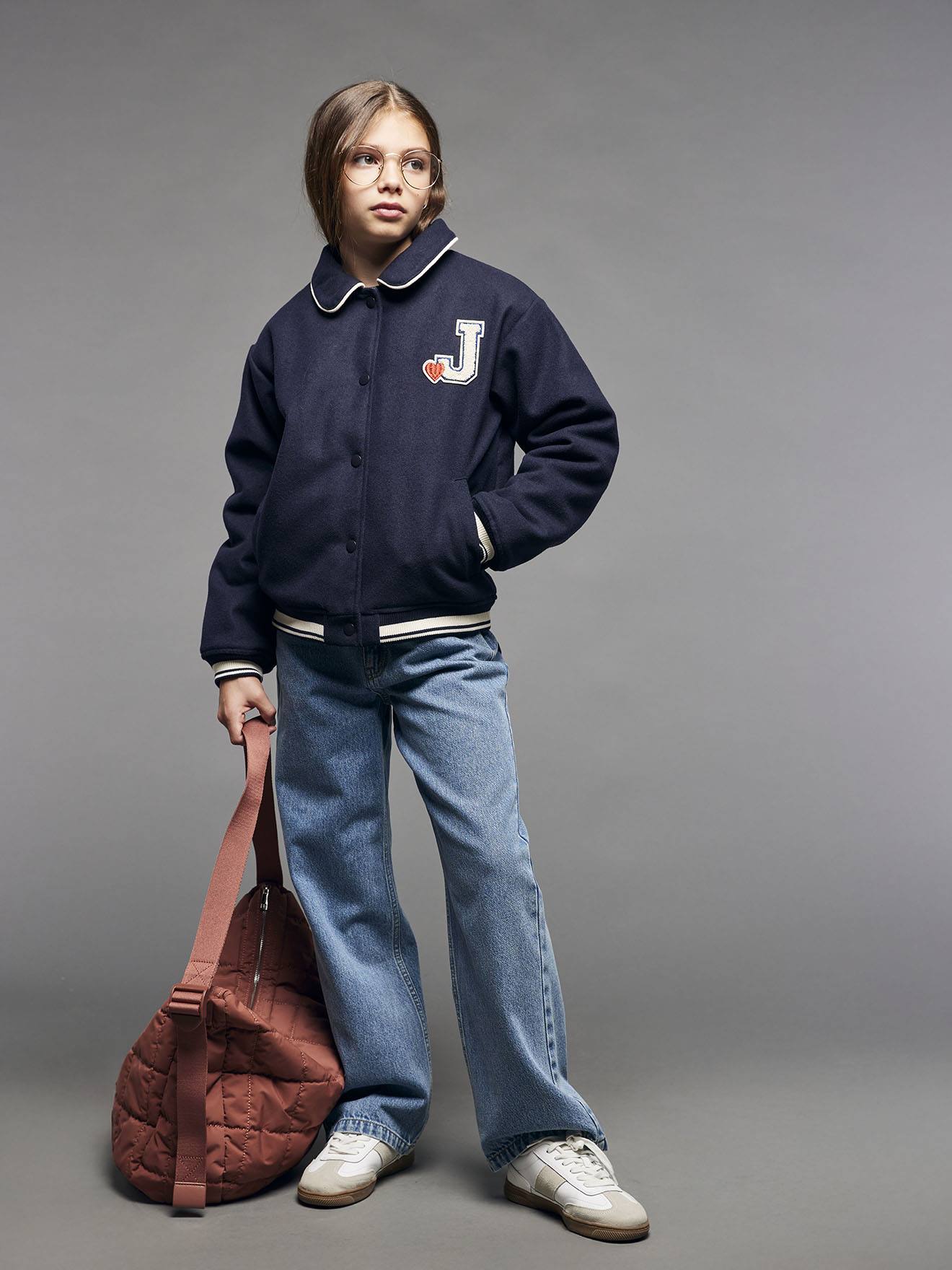Varsity-Type Jacket for Girls