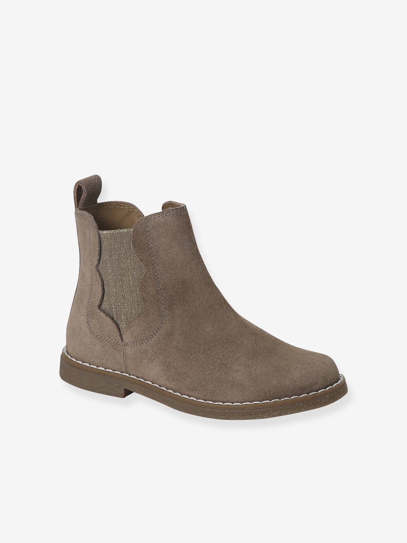 Leather Boots with Seams