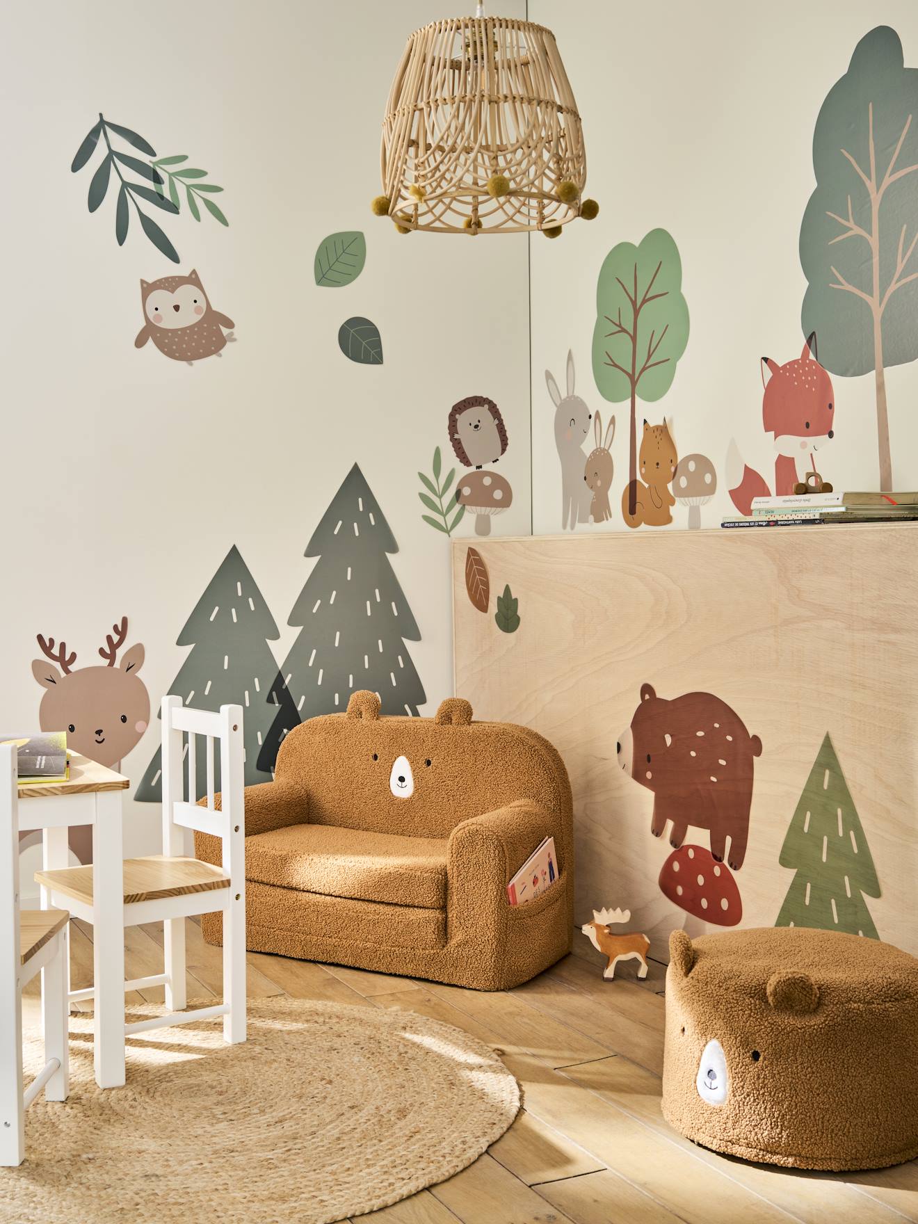 XXL FOREST wall sticker printed