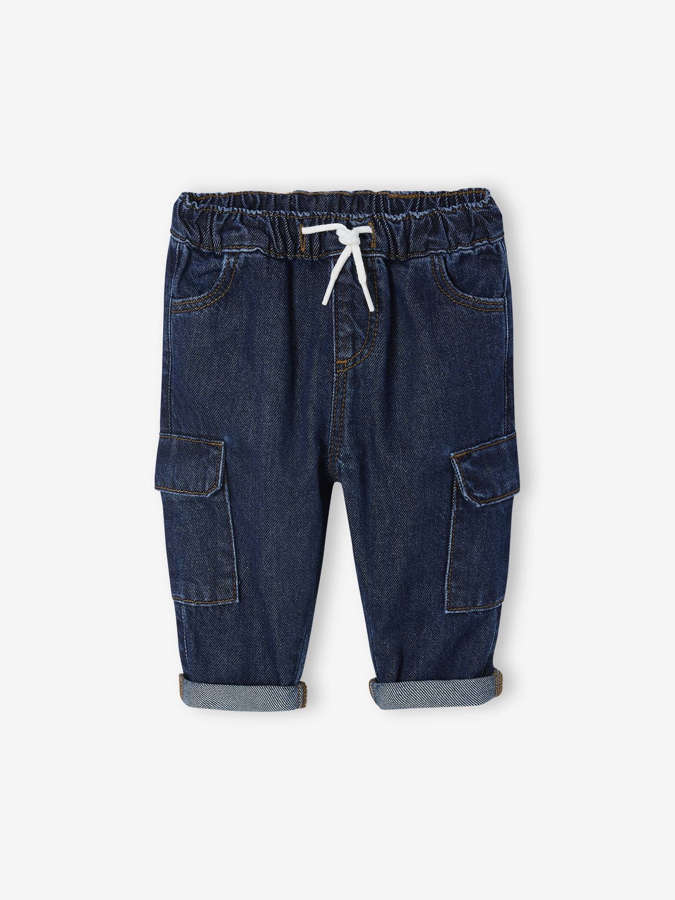 Denim Cargo Trousers
