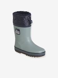 Shoes-Boys Footwear-Lined Rubber Wellies for Children
