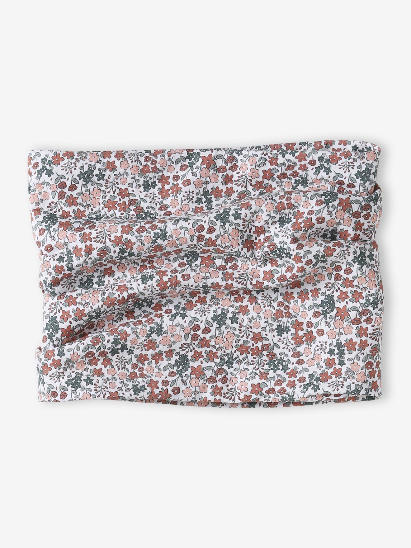 Floral Print Snood with Fleece Lining
