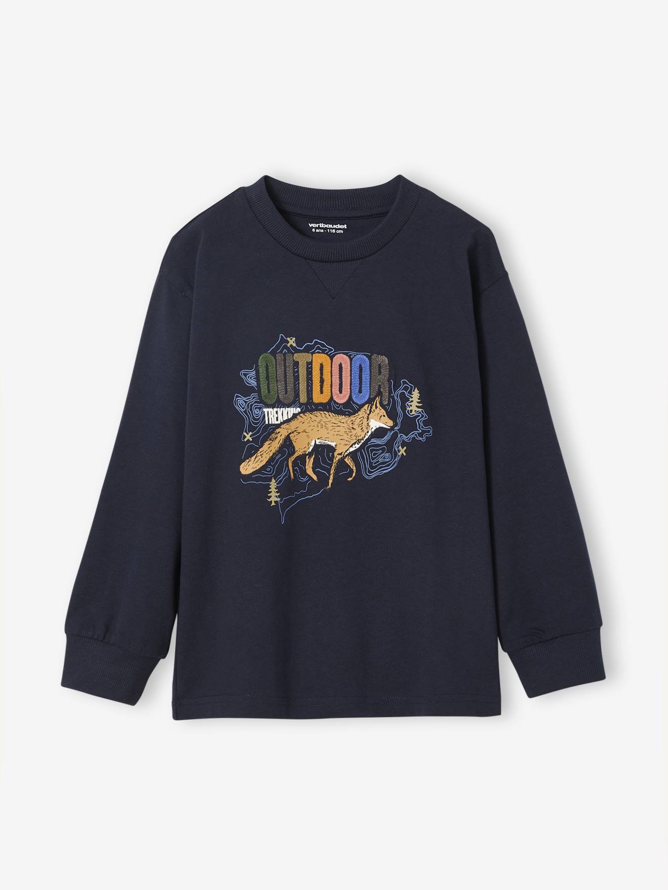 Printed Long-Sleeved T-Shirt