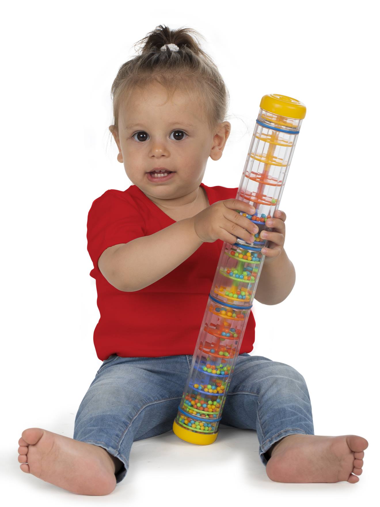 Giant BUKI rain stick multicoloured
