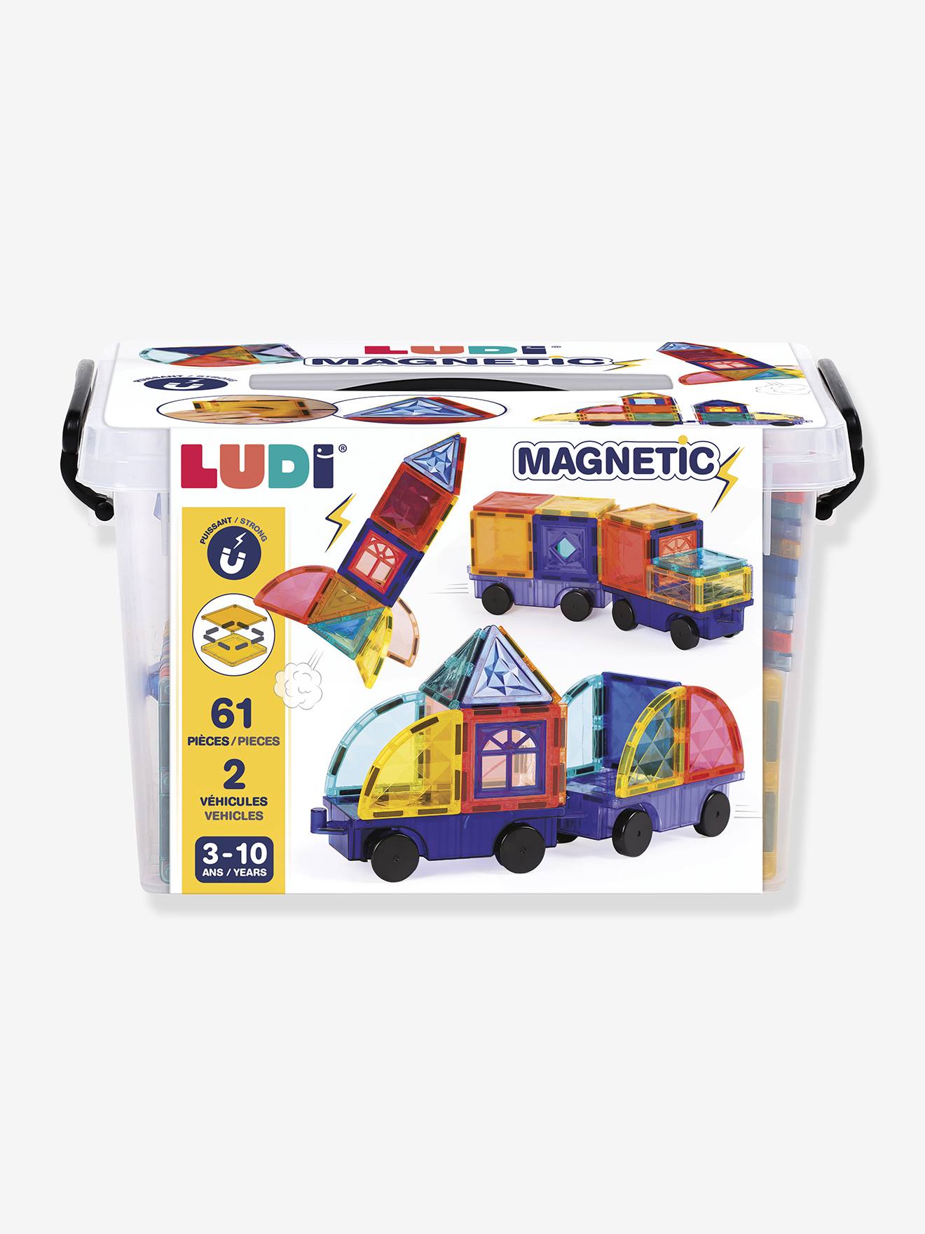 Magnetic Vehicle Construction Game