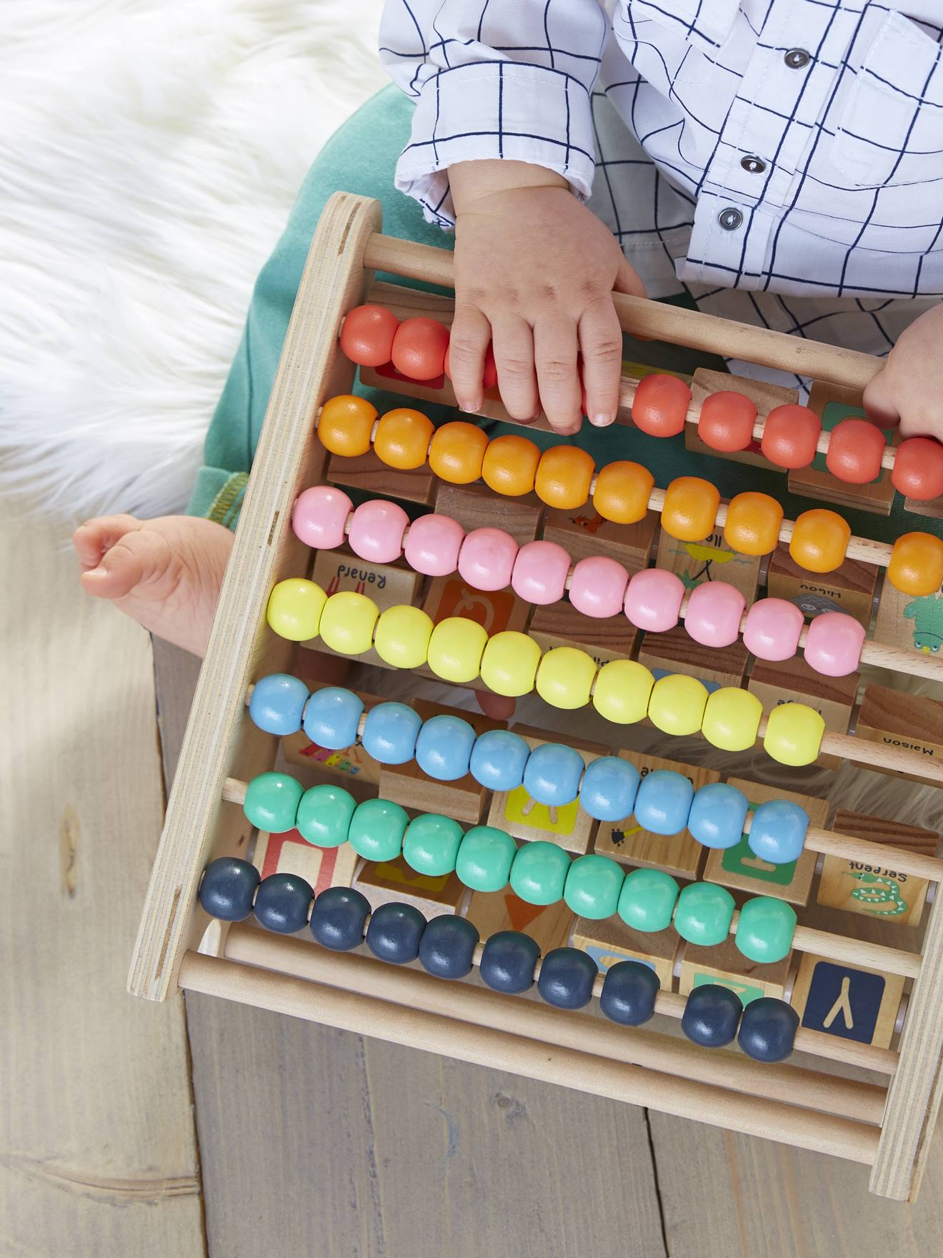 Wooden Abacus - Wood FSC® Certified wood multi