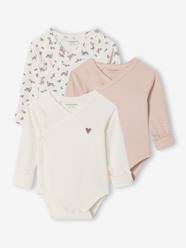 Pack of 3 Size-Adaptable Bodysuits for Babies