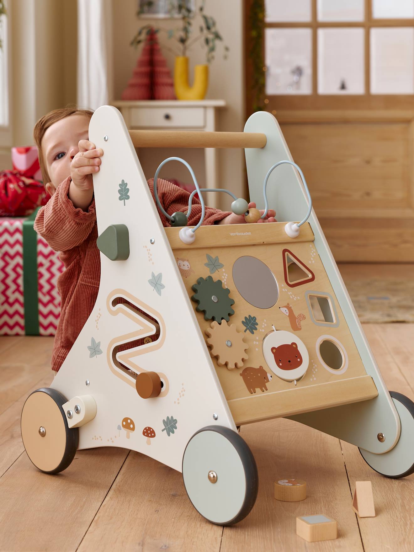 Baby Walker in FSC® Wood with Brakes