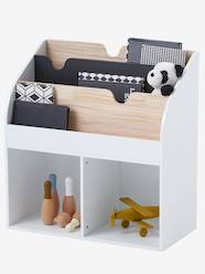 Bedroom Furniture & Storage-Storage-Storage Chests-Storage Unit with 2 Cubbyholes + Bookcase, School