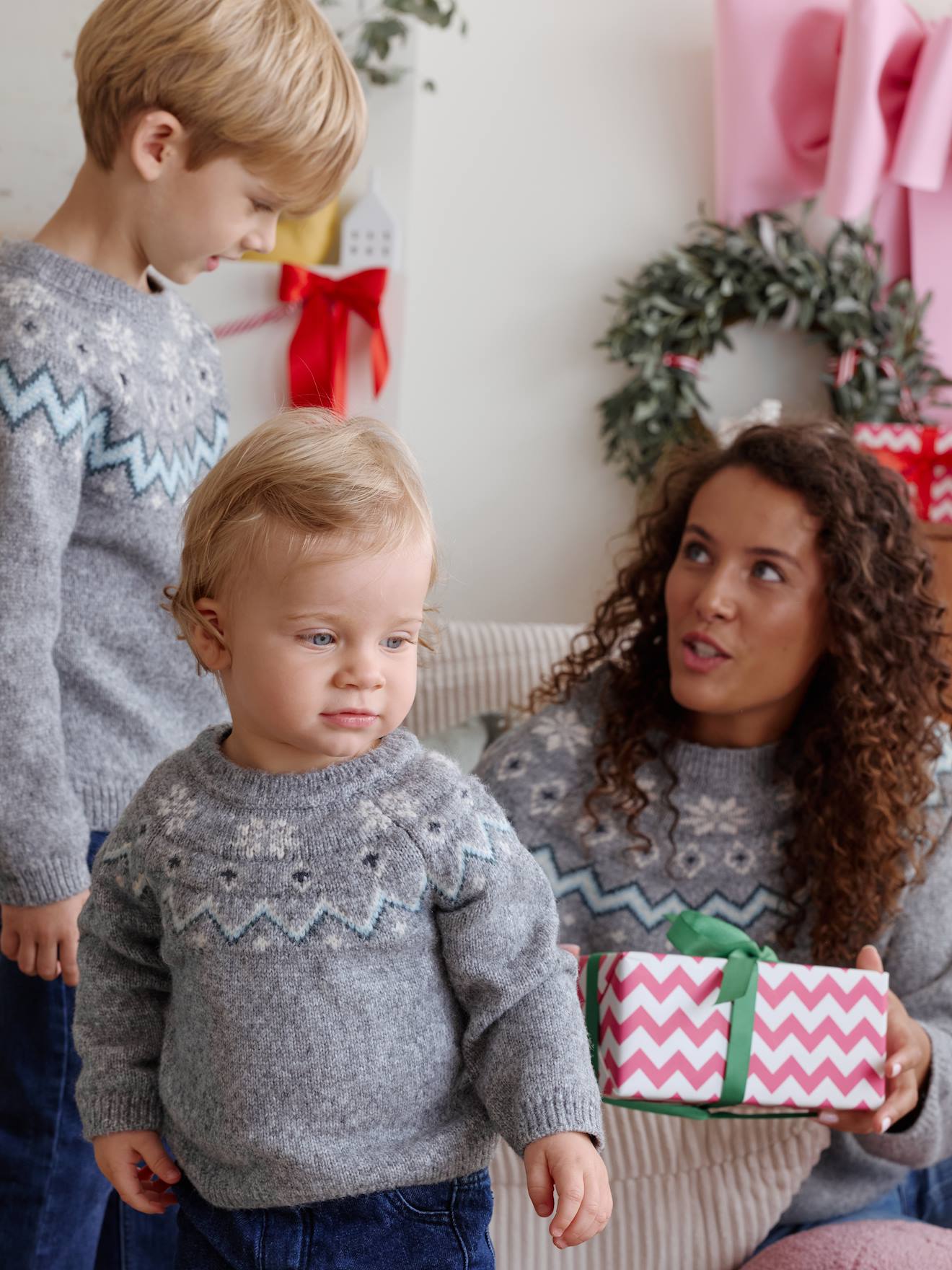 Christmas Jacquard Jumper for Boys