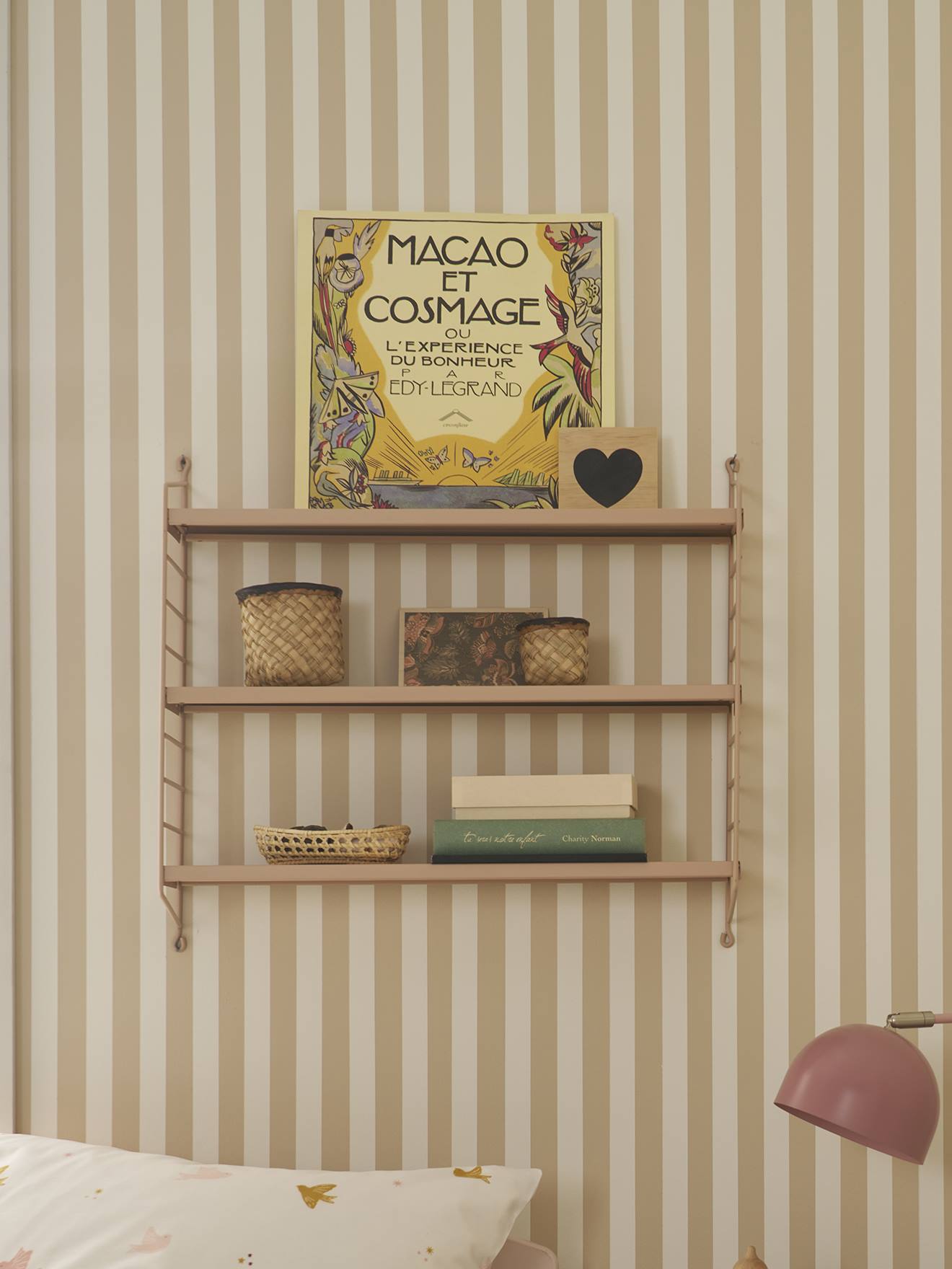 Metal Wall Shelf rose