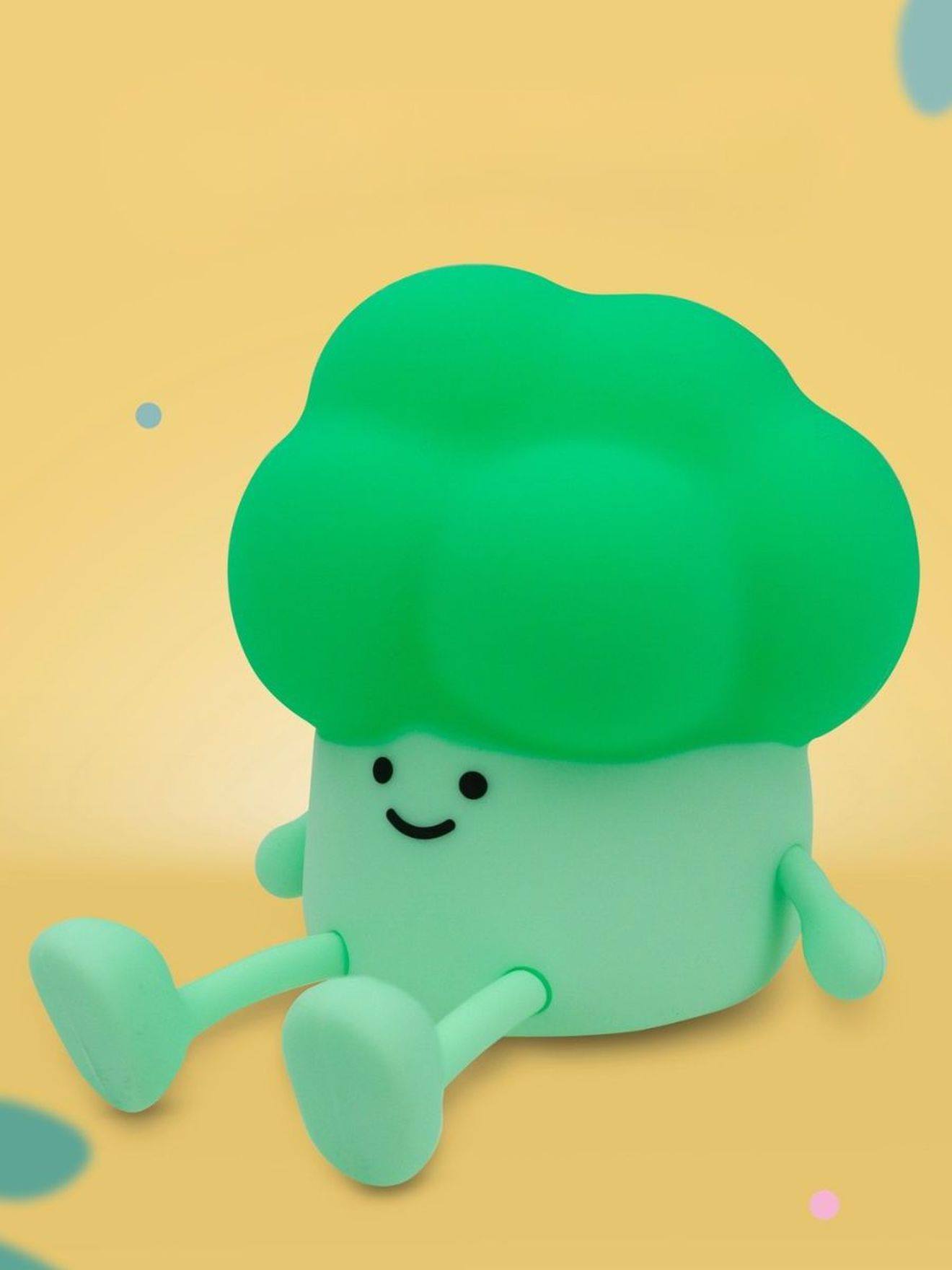 Rechargeable broccoli night light