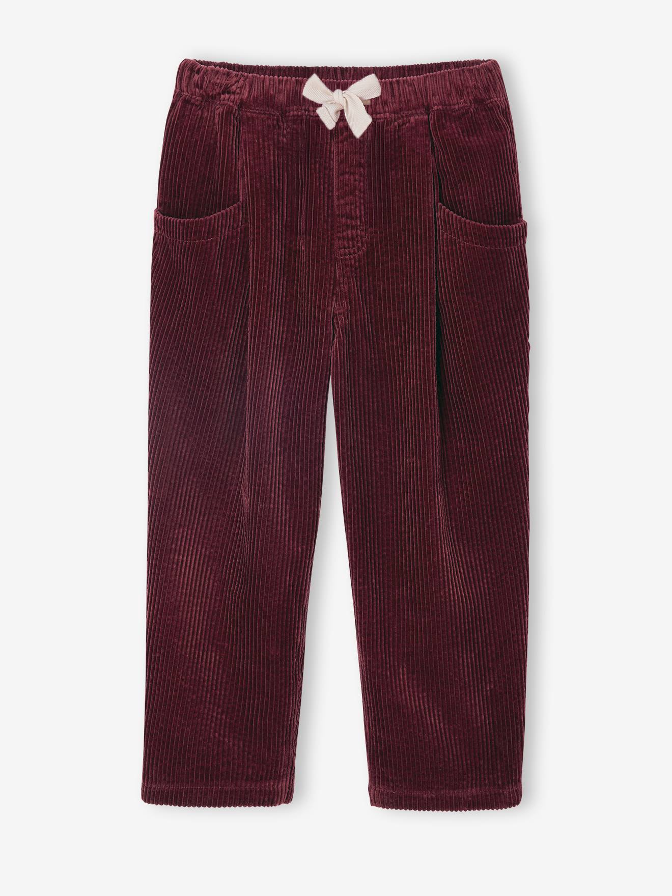 Loose-Fit Corduroy Trousers