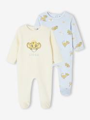 Baby-Pyjamas-Pack of 2 Disney® Lion King Velour Sleepsuits