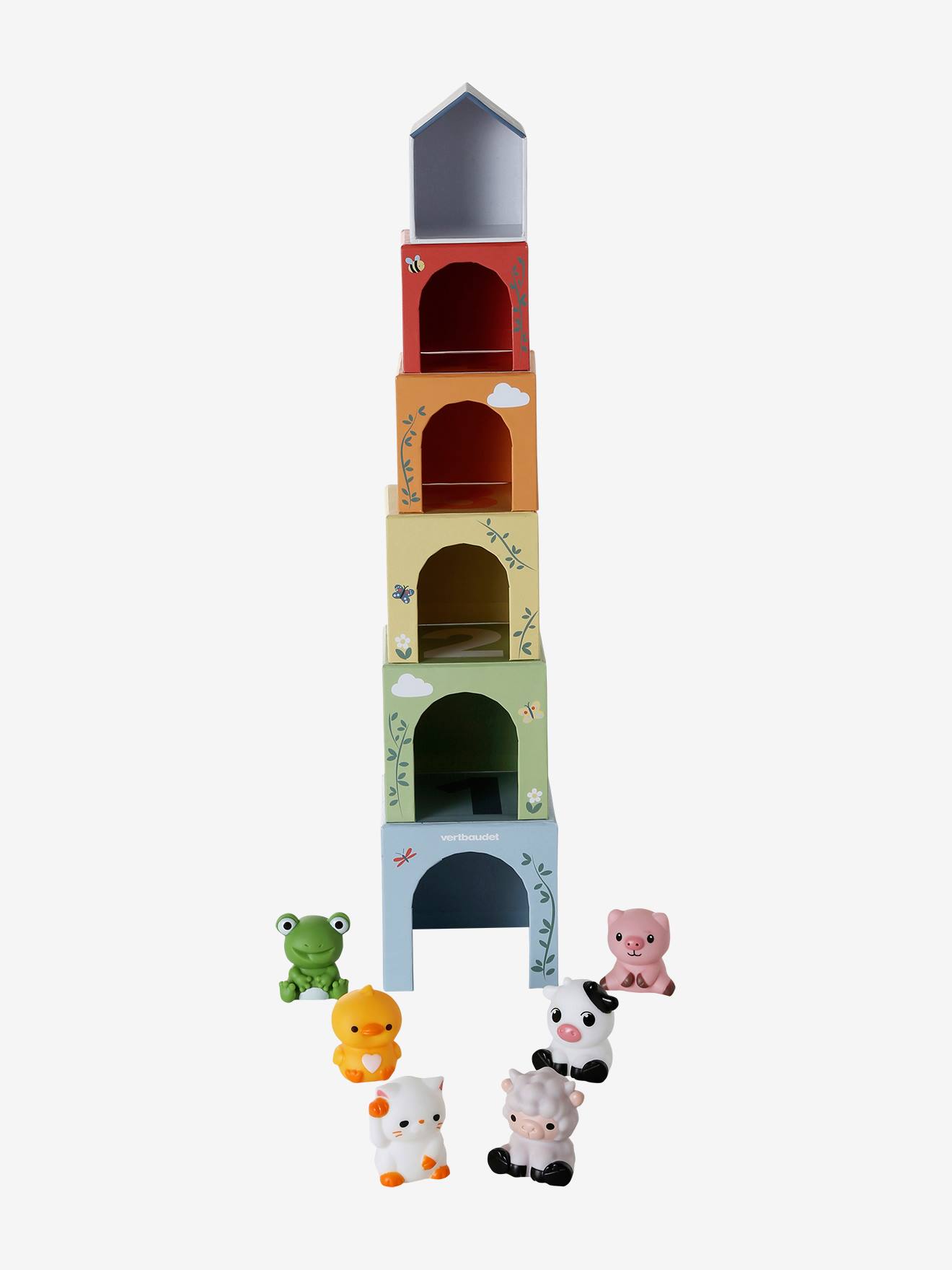 Cube Tower with Finger Puppets