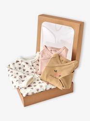-Set of 3 Items for Newborns: 1 Sleepsuit + 2 Bodysuits