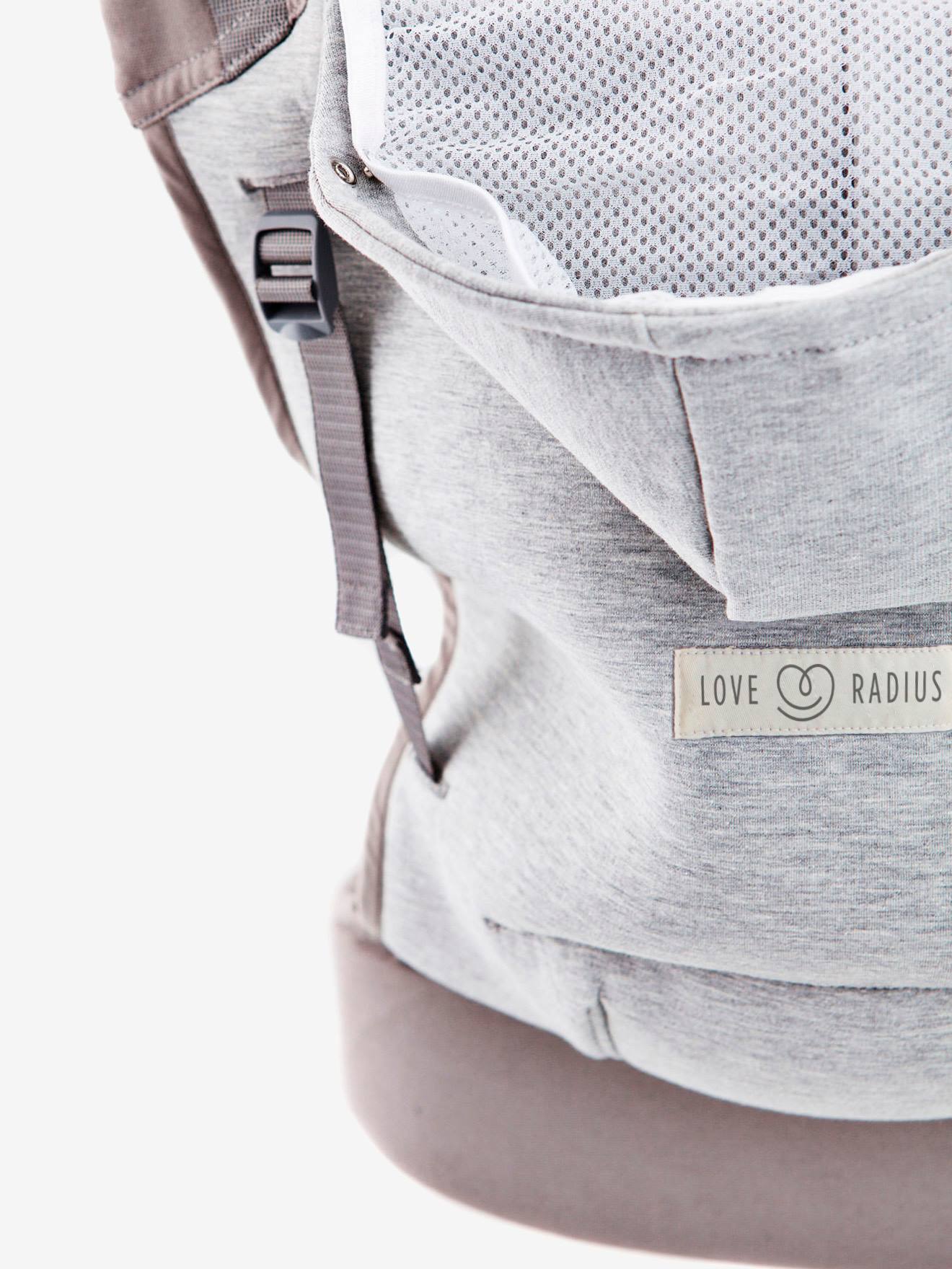 Hoodie Carrier By Je Porte Mon Bebe Grey Nursery Vertbaudet