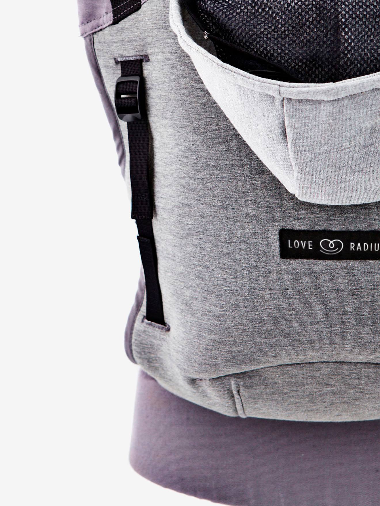 Hoodie Carrier By Je Porte Mon Bebe Grey Nursery Vertbaudet