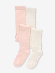 Pack of 2 Pairs of Party Tights for Girls